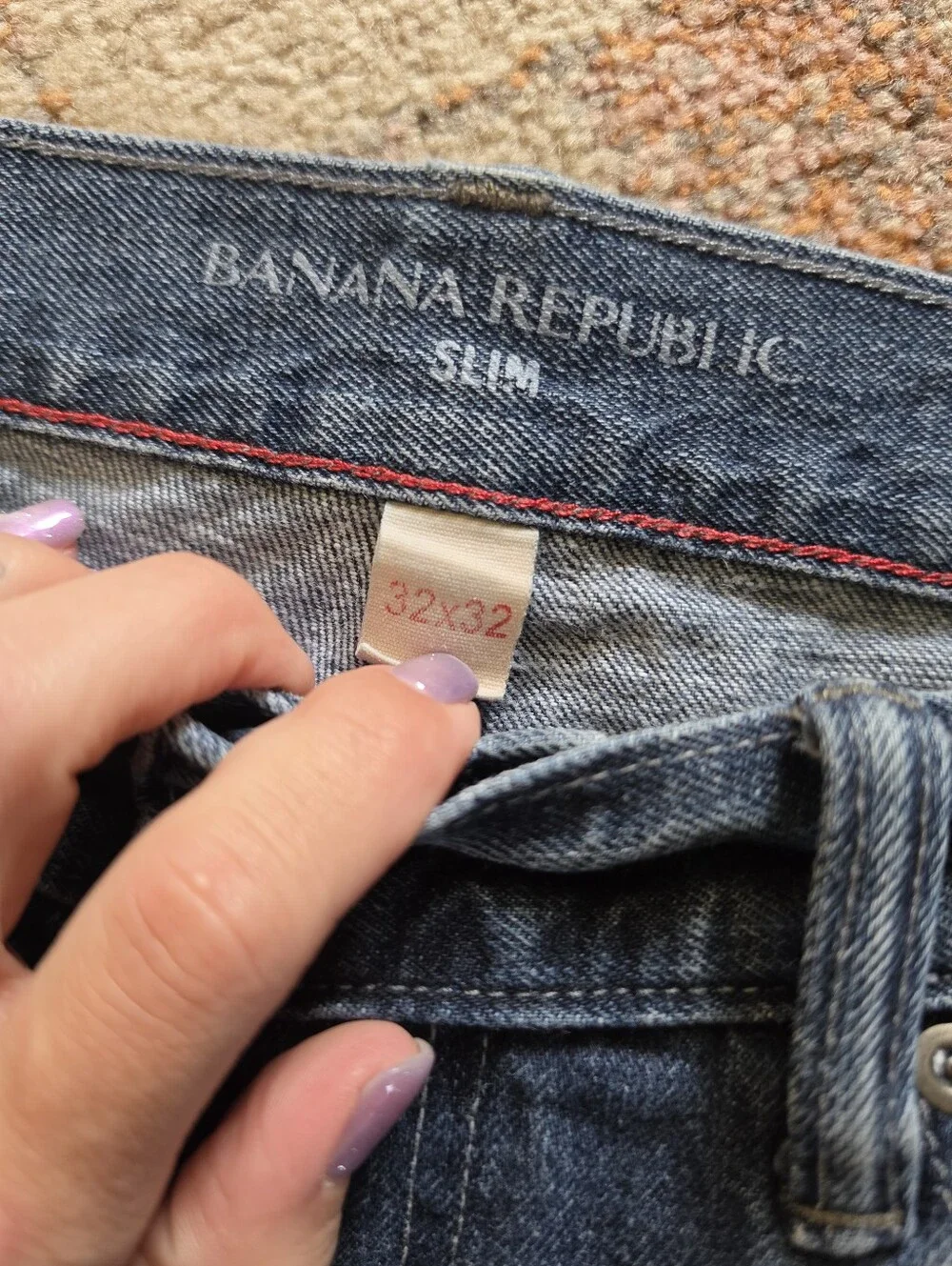 ✨ Banana Republic Slim Fit Dark Wash Jeans Men's Size 32x32